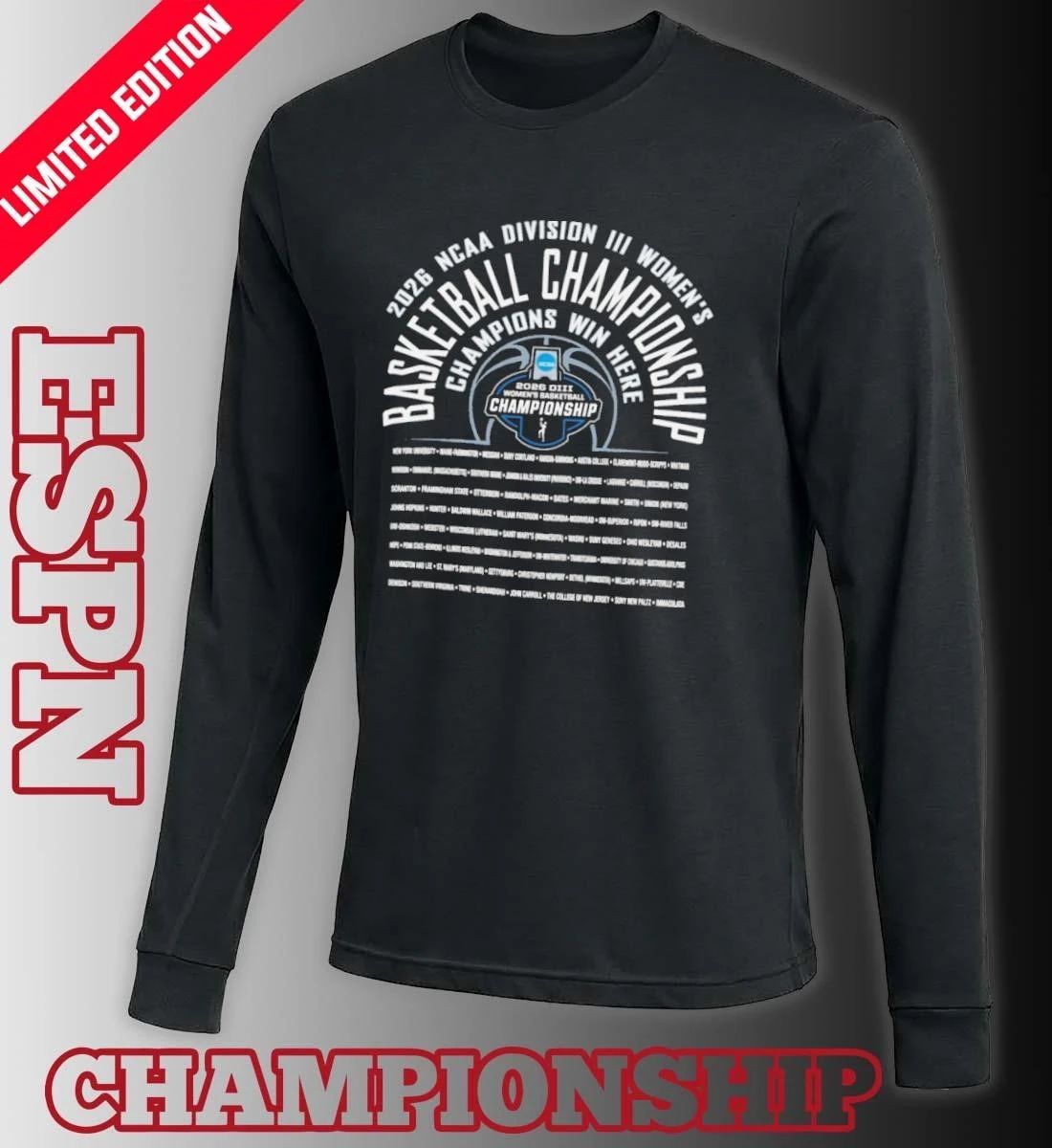 2026 NCAA Division III Women’s Basketball Championship Shirt
