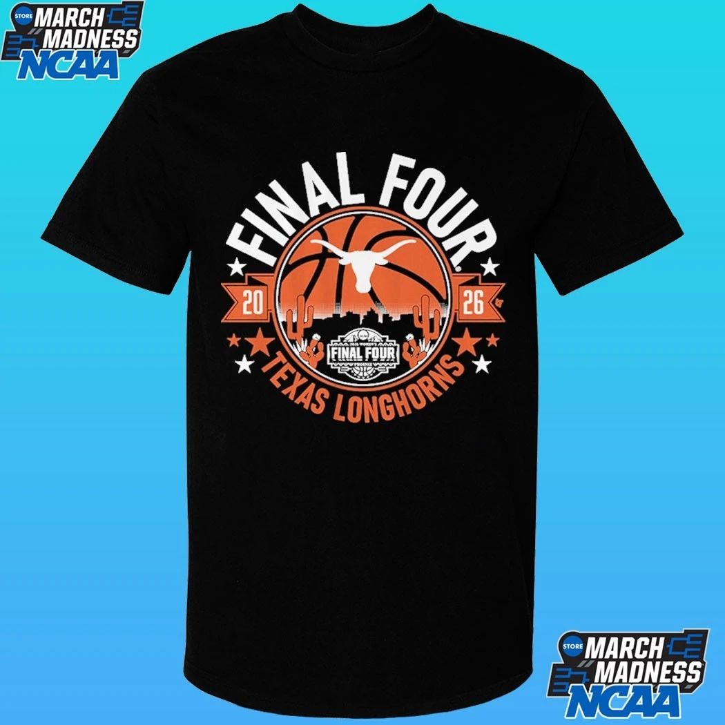 Texas Longhorns WBB 2026 NCAA Men’s Final Four Shirt