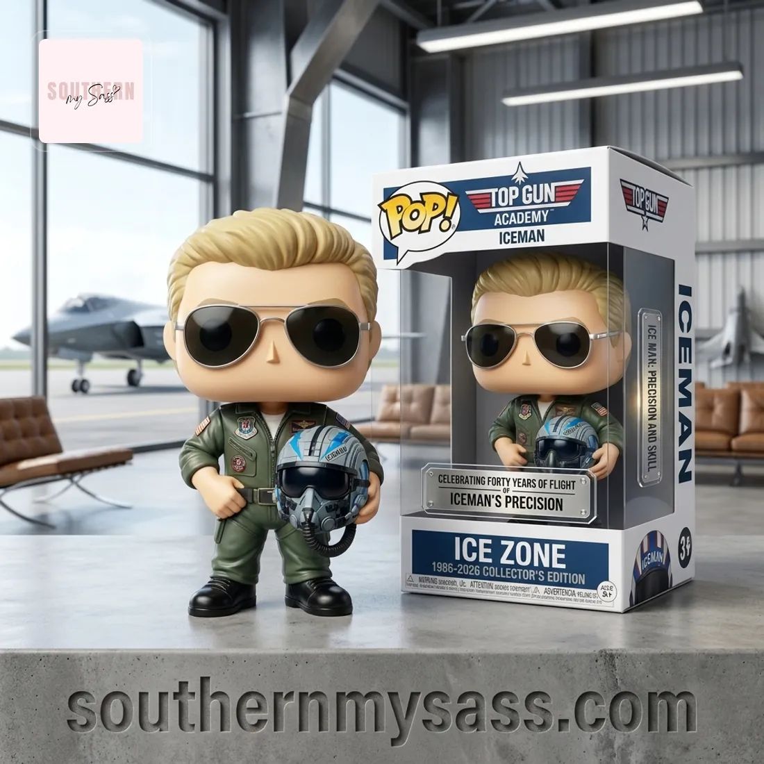 Gun Iceman 40th Anniversary 1986-2026 Collector’s Edition Funko Pop Figure Doll