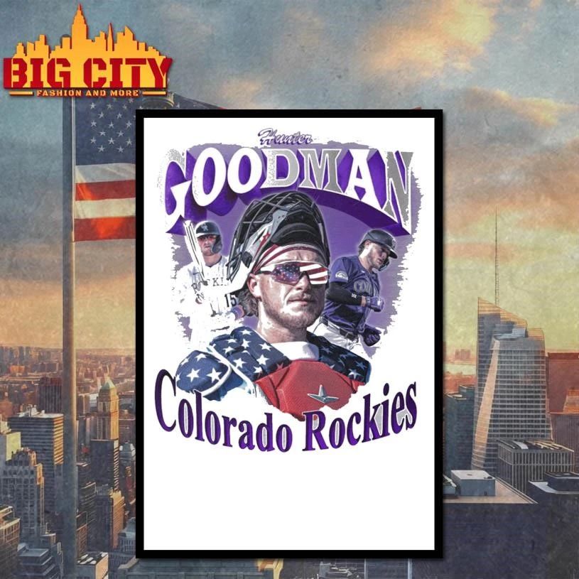 Hunter Goodman Colorado Rockies Shirt Giveaway 2026