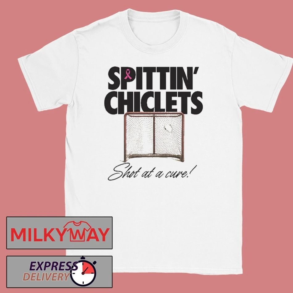 Breast Cancer Awareness Spittin Chiclets Shot At A Cure Shirt