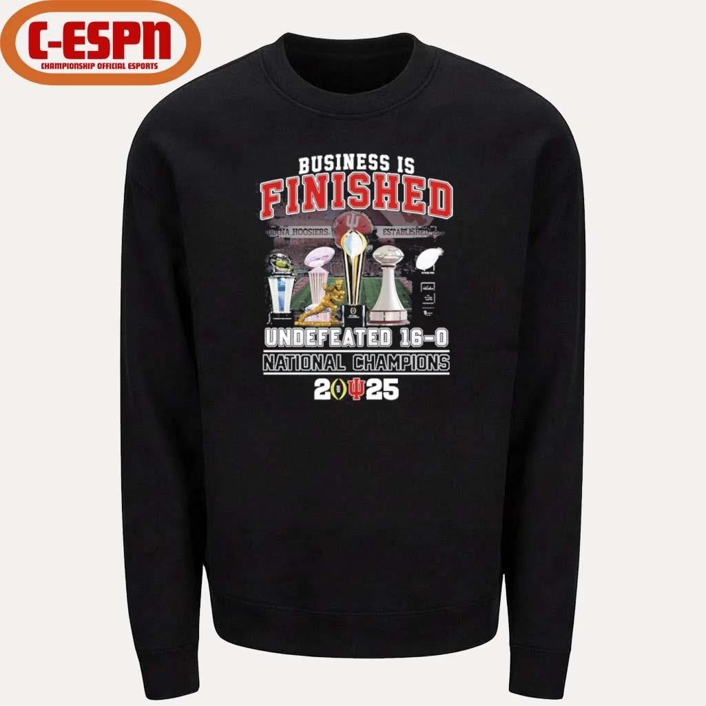 IU Football Business is Finished National Champions Shirt