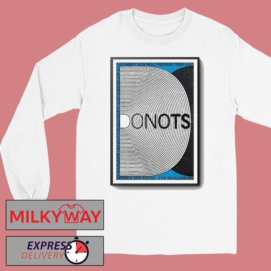 Donots 2025 Tour Australia Poster shirt