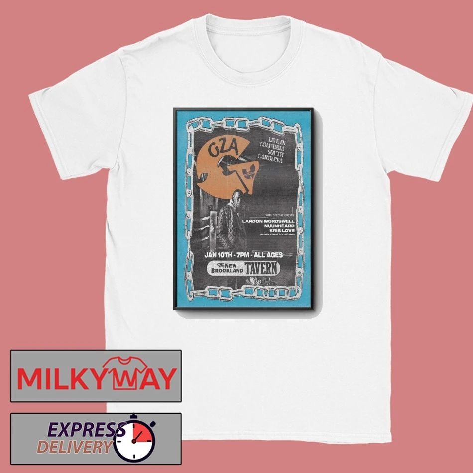 GZA Jan 10 2026 Poster The New Brookland shirt