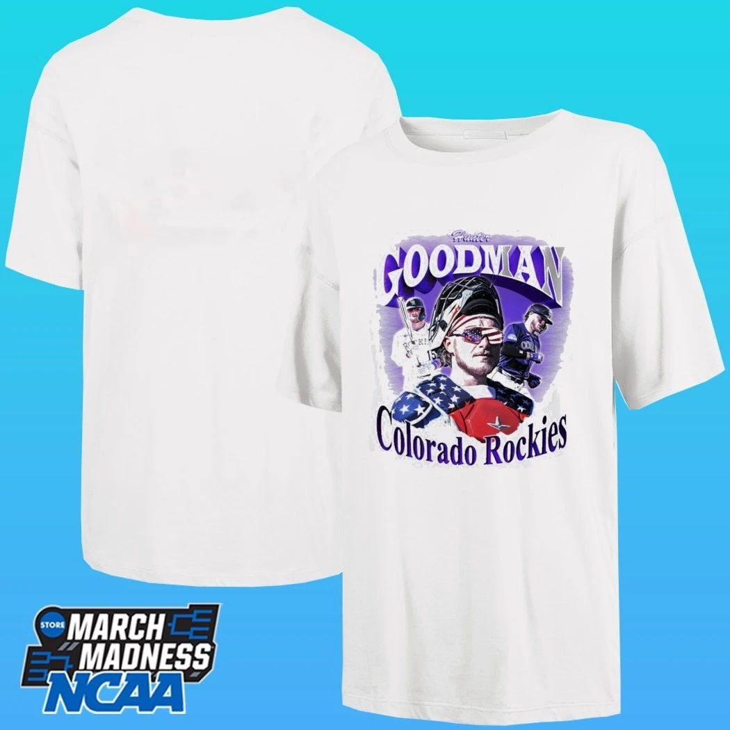 Hunter Goodman Colorado Rockies Baseball Giveaway 2026 Shirt