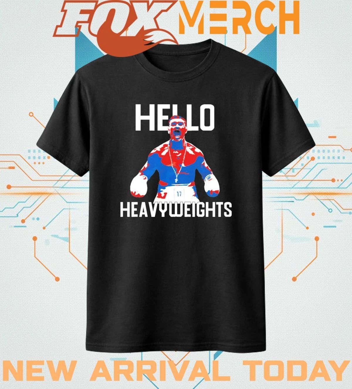 Oleksandr Usyk hello heavyweights t-shirt