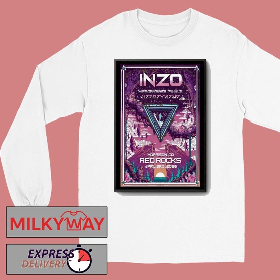 INZO April 3, 2026 Red Rocks Amphitheatre, Morrison, CO Poster shirt