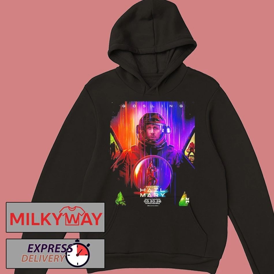 Project Hail Mary In Theaters On March 20 2026 Starring Ryan Gosling shirt
