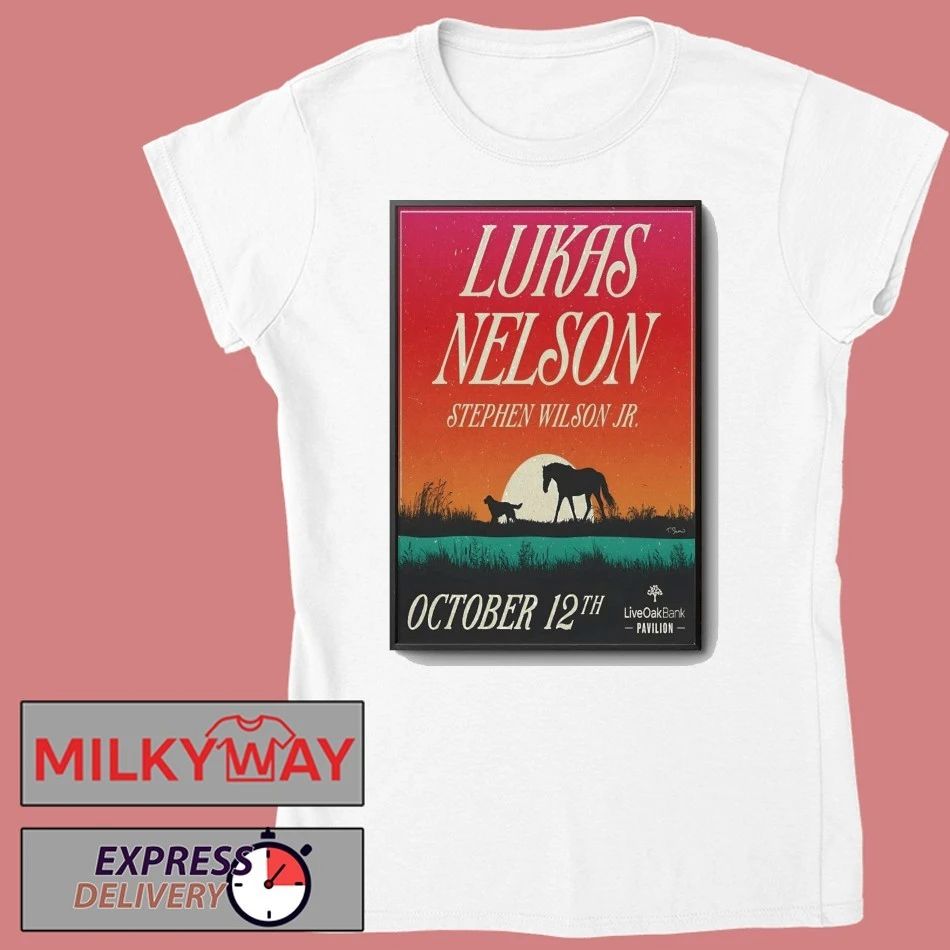 Lukas Nelson Wilmington Tour On Oct 12 2025 Poster shirt