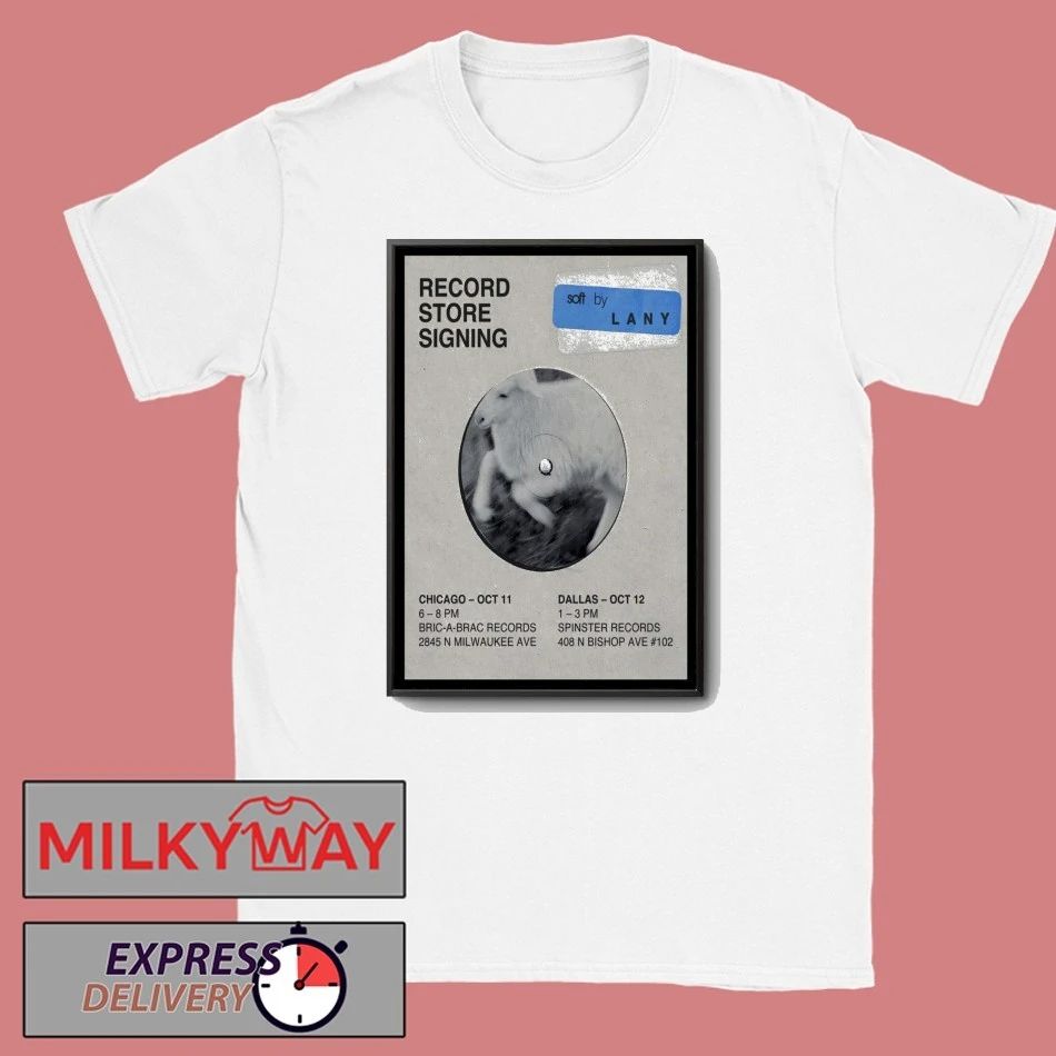 LANY Oct 11-12 2025 Show Chicago, Dallas Celebrate Soft Poster shirt