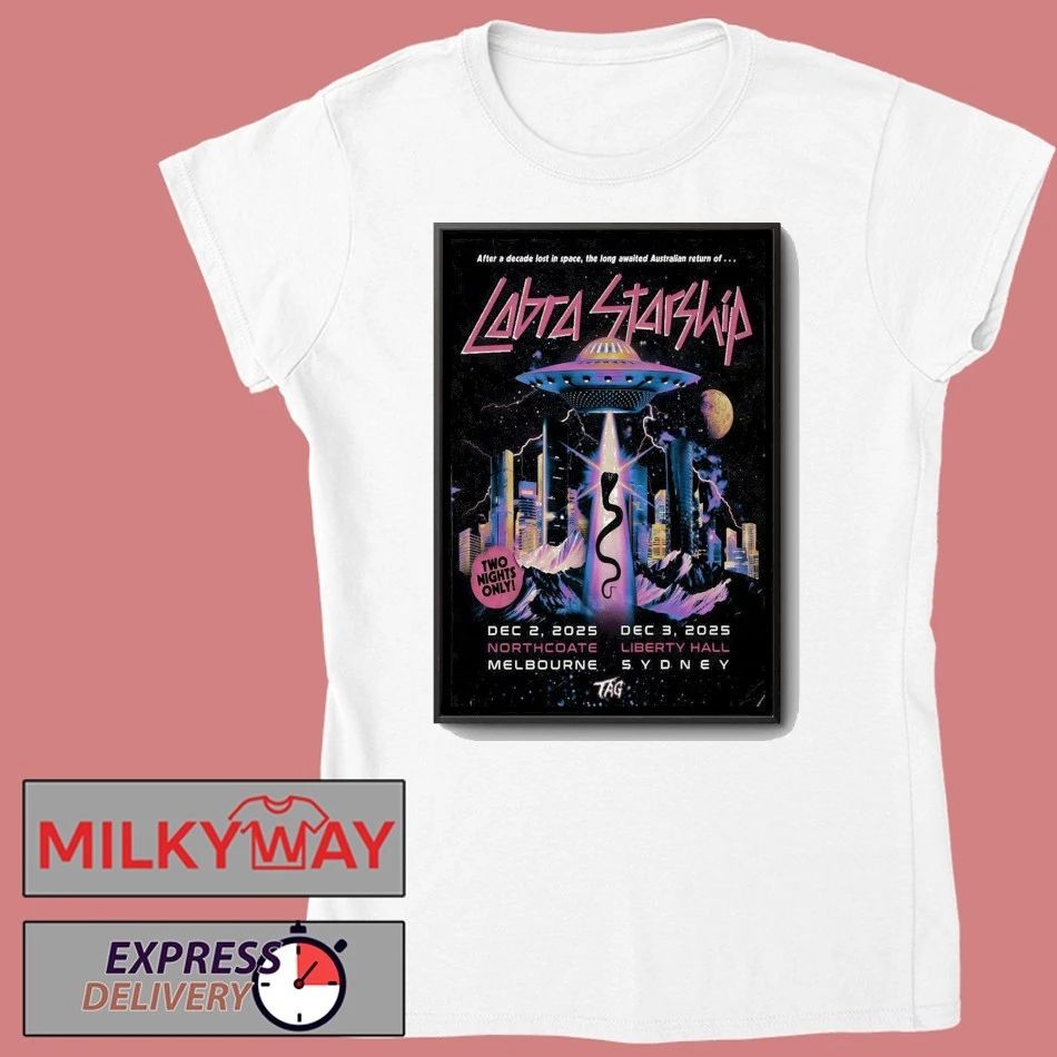 Cobra Starship Northcote Melbourne Dec 2 2025 Poster shirt