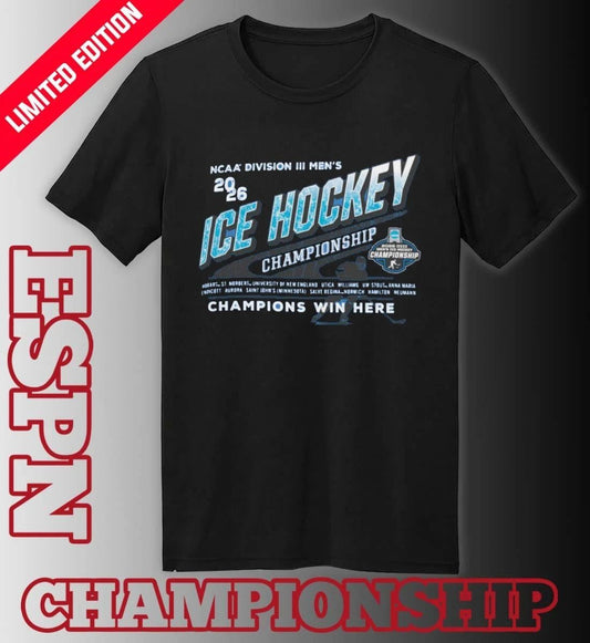 2026 NCAA Division III Men’s Ice Hockey 1st Round T-Shirt