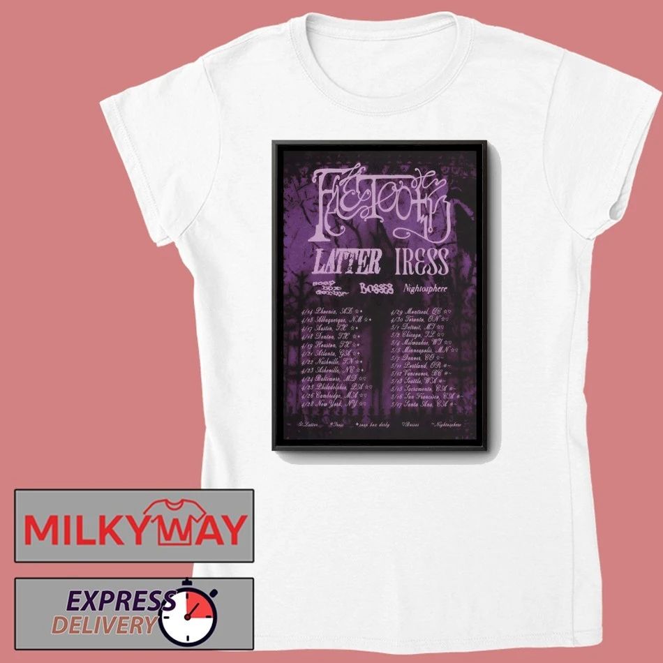 Faetooth US And Canada 2026 Tour Poster shirt