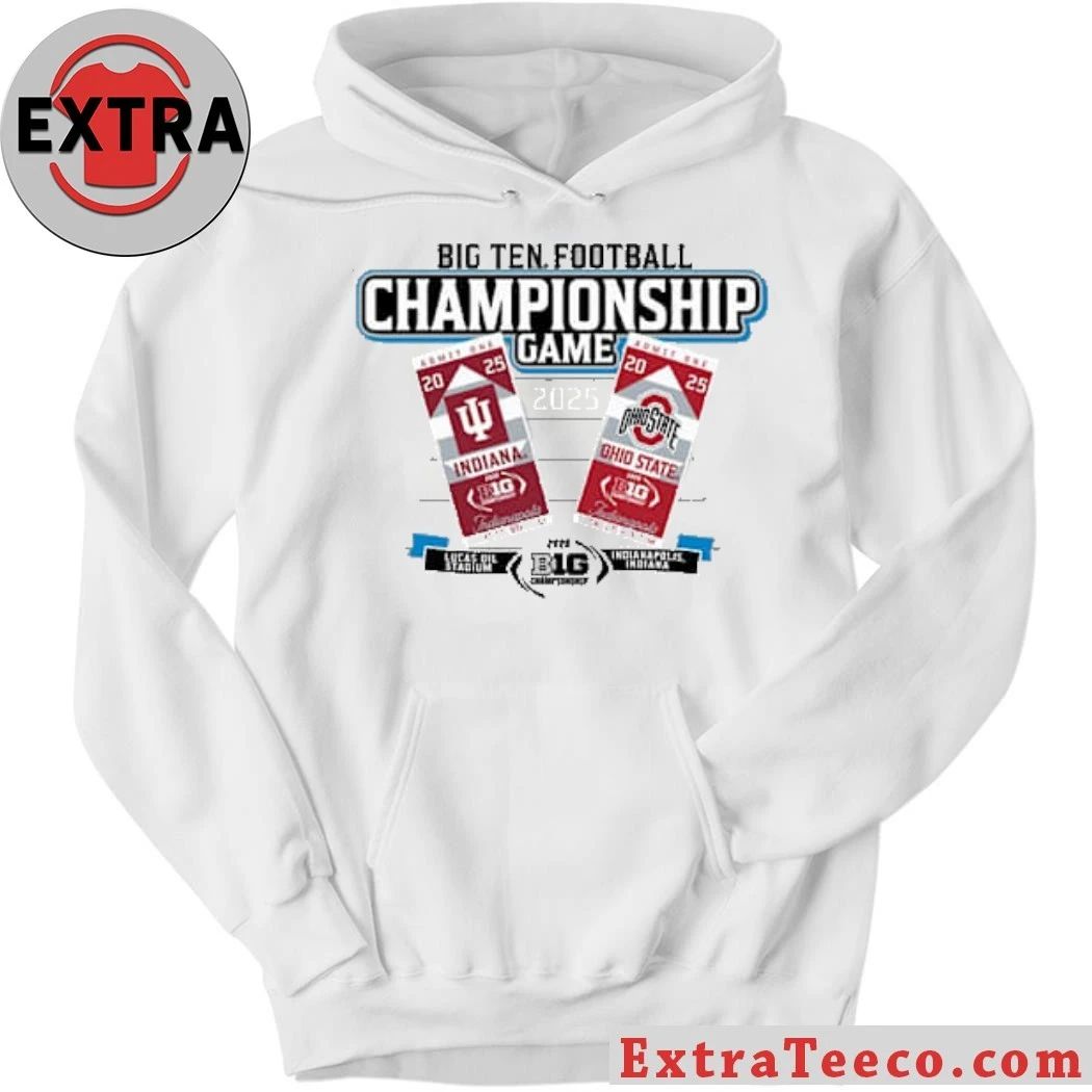 Blue 84 Big Ten Grey 2025 Football Championship Tickets T-Shirt