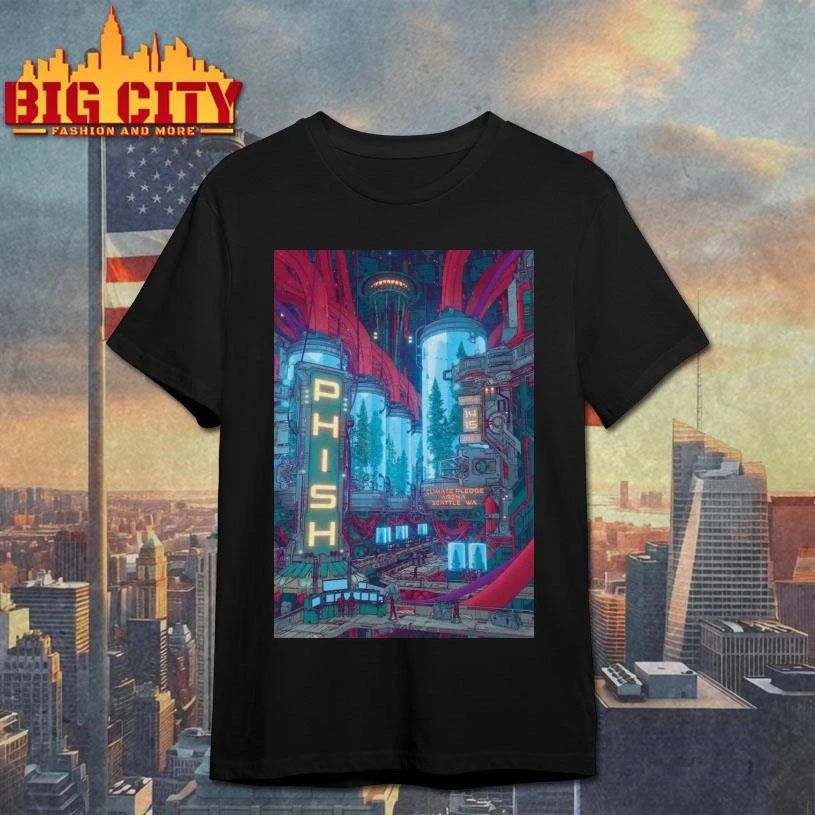 PHISH Apr Climate Pledge Arena Seattle, WA Tour Poster Shirt