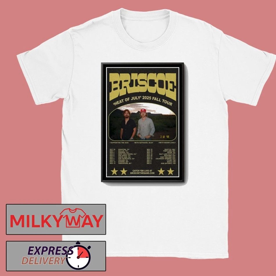 Briscoe Indie Folk Music Poster shirt
