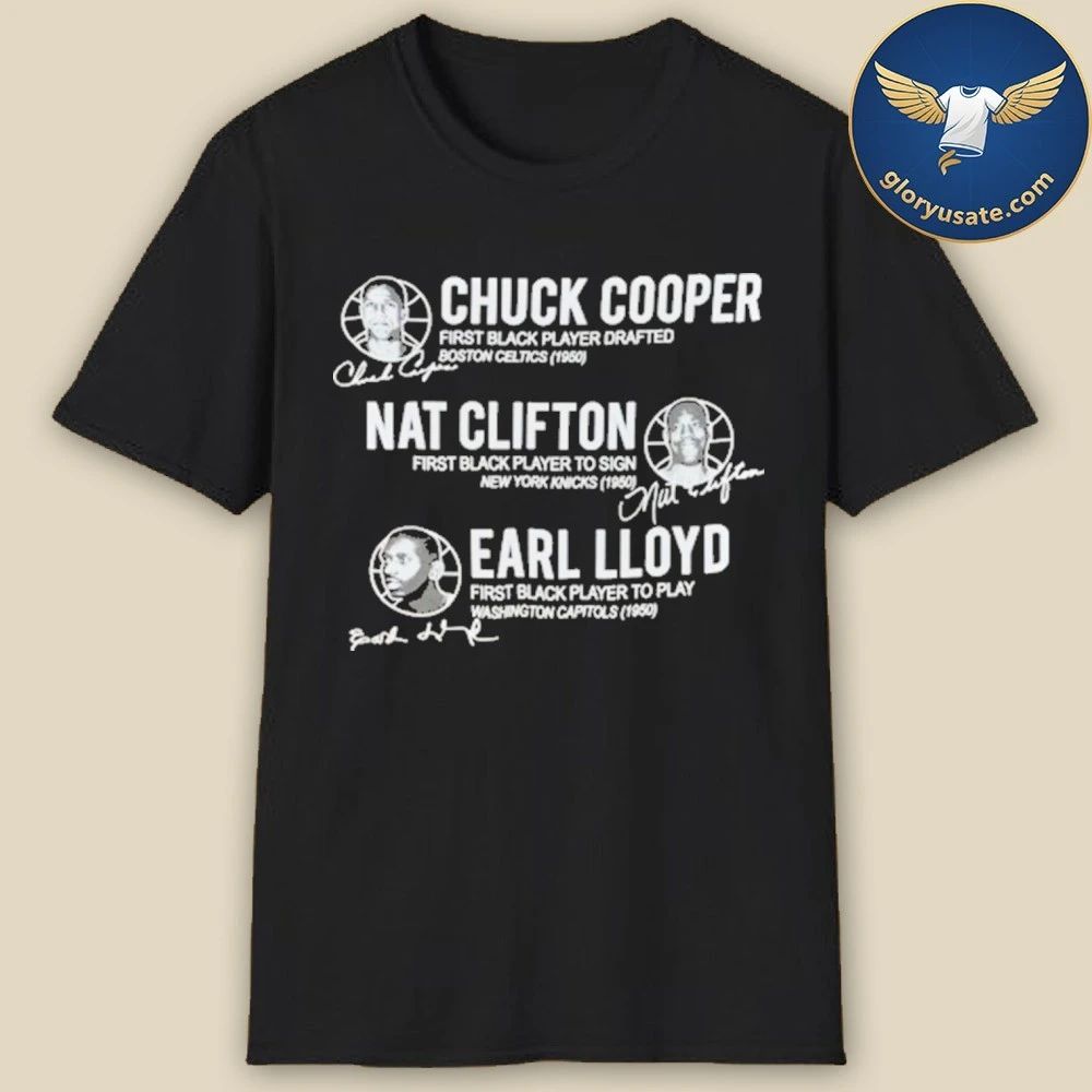 75Th Anniversary Nba Pioneers Cooper Clifton Lloyd Shirt