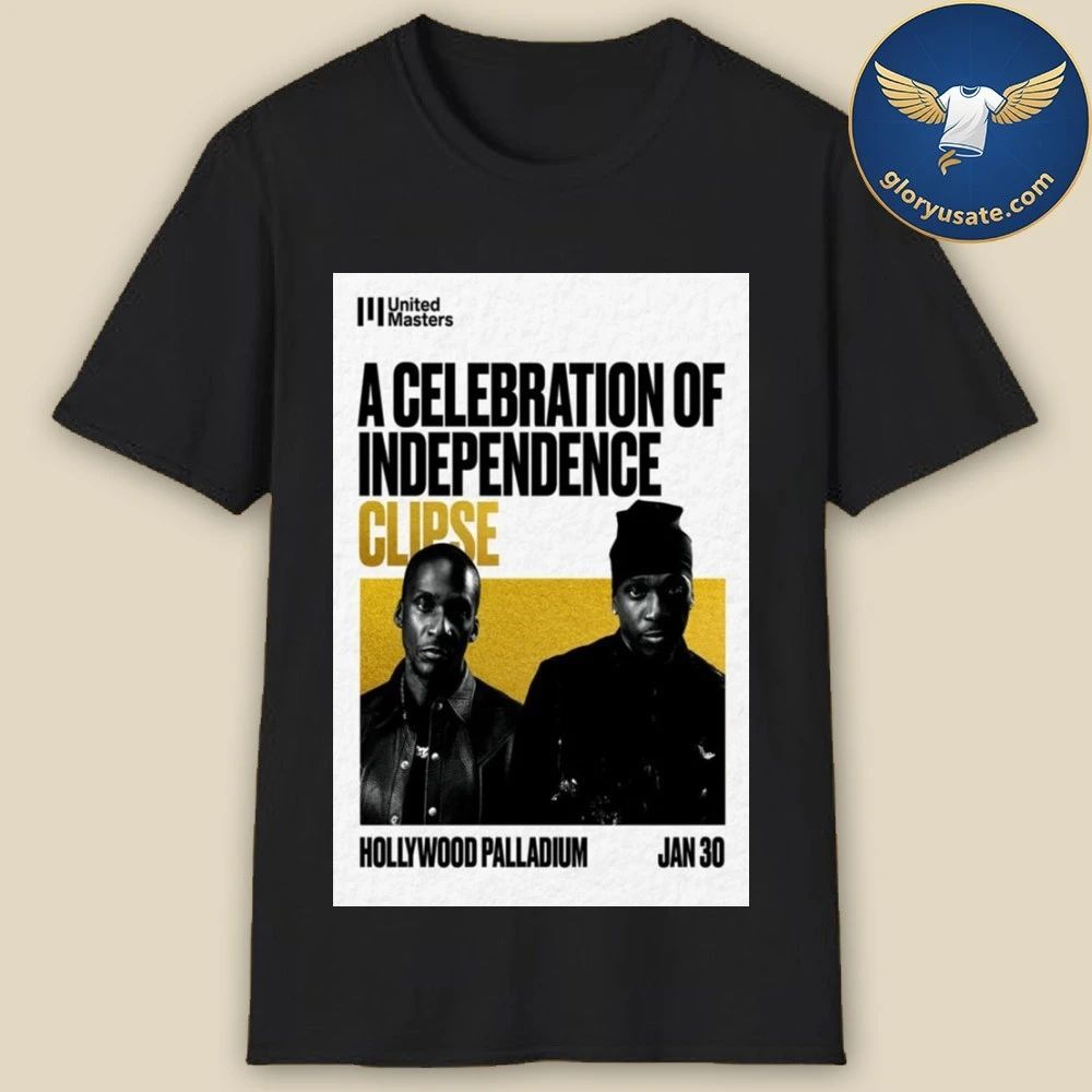 Clipse January 30 2026 Hollywood Palladium Poster Shirt