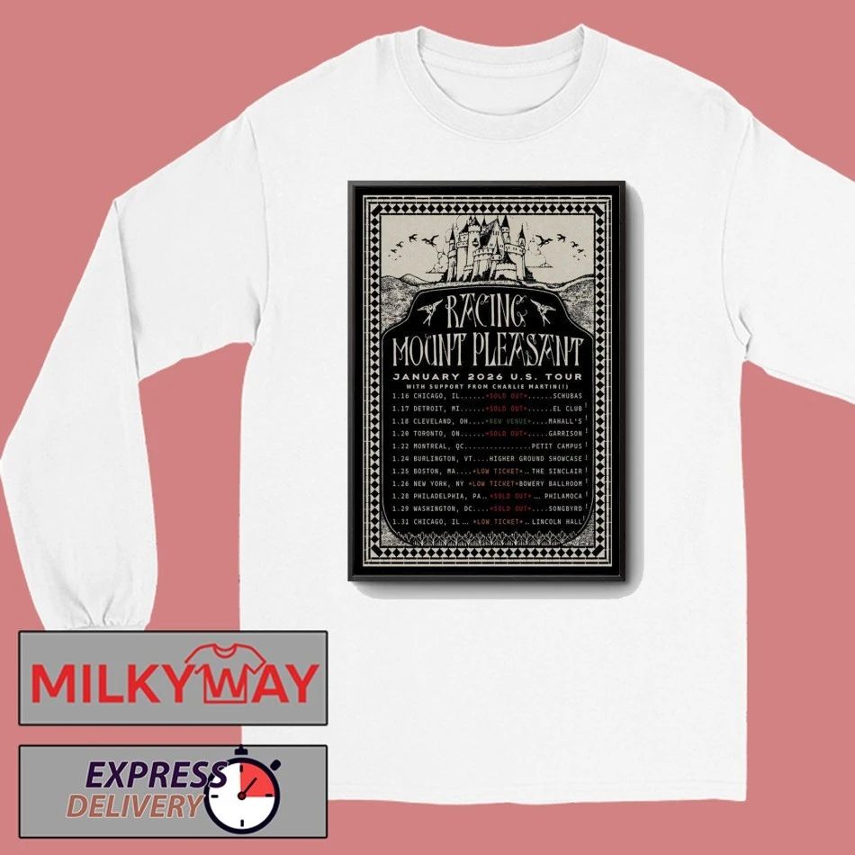 Racing Mount Pleasant Jan 2026 US Shows Poster shirt