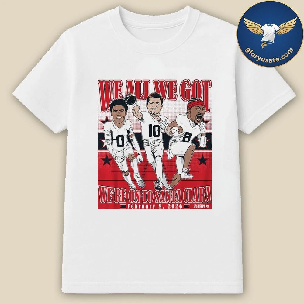 Drake Maye, Stefon Diggs, & Christian Gonzalez Conference Champions Caricatures Shirt