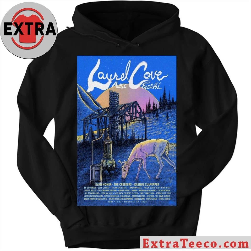 Laurel Cove Music Festival June 11-13 2026 Pineville KY Poster Shirt