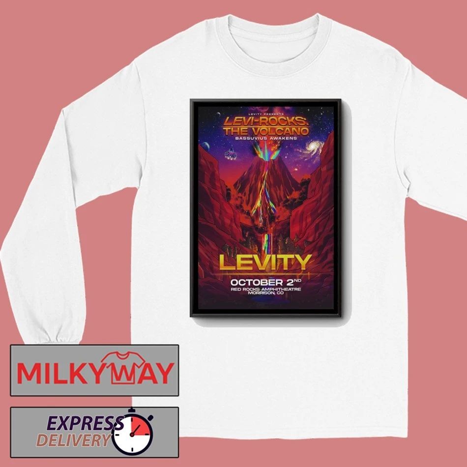 Levity At Red Rocks Amphitheatre On Oct 2 2026 Poster shirt