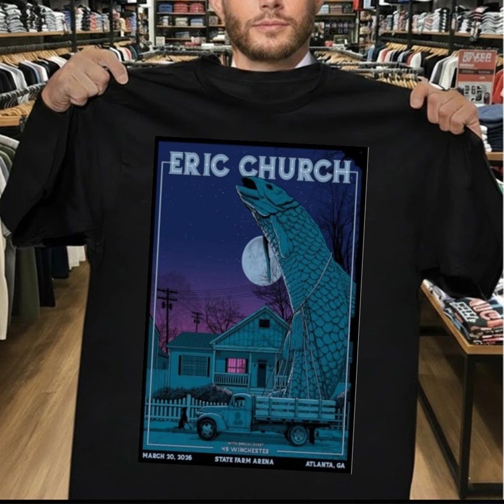 Eric Church March 20 2026 Atlanta, GA Poster Shirt