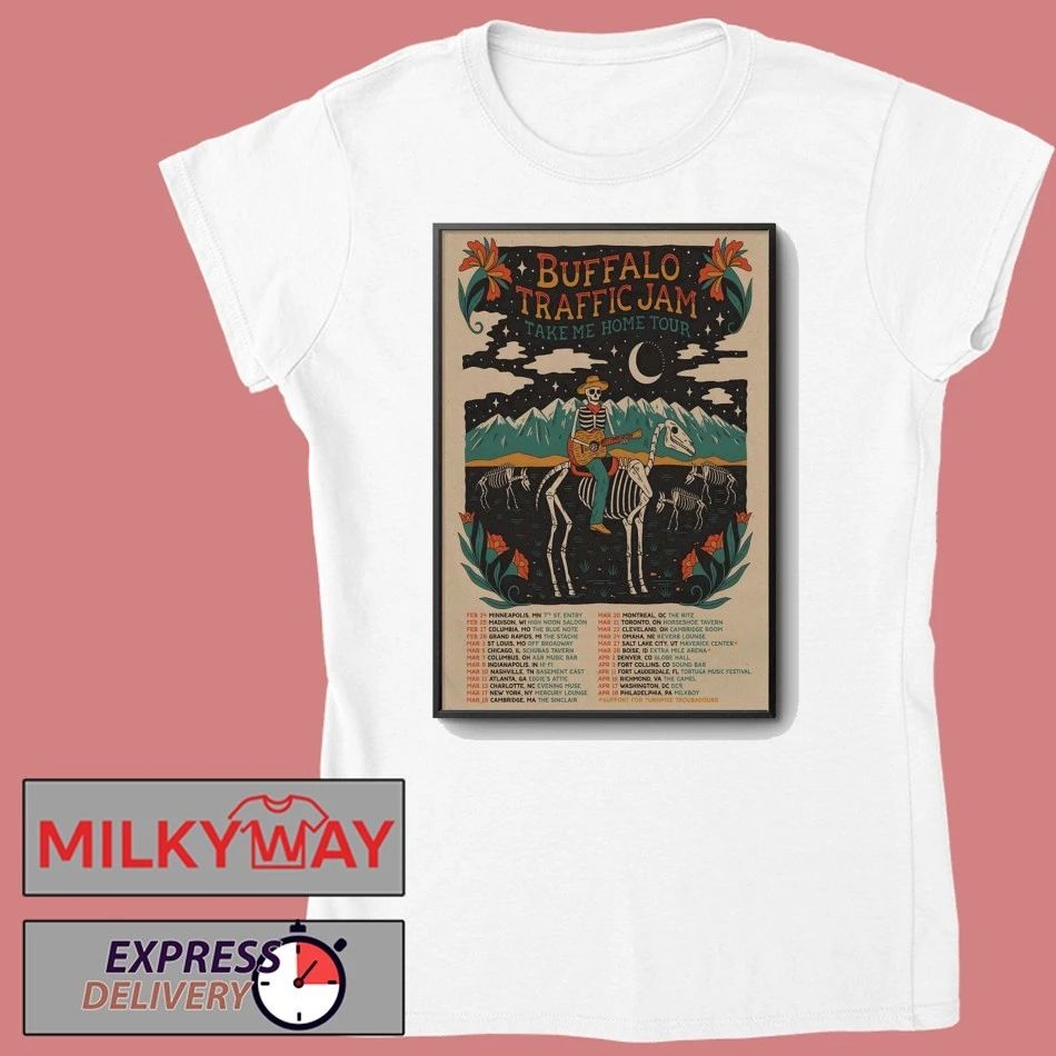 Poster Buffalo Traffic Jam Take Me Home 2026 Tour shirt