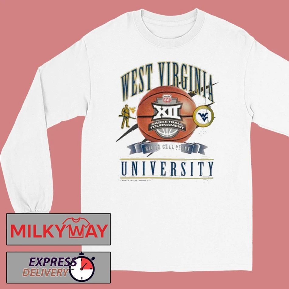 West Virginia Mountaineers Women’s Basketball 2026 Big 12 Tournament Champions Unisex T Shirt