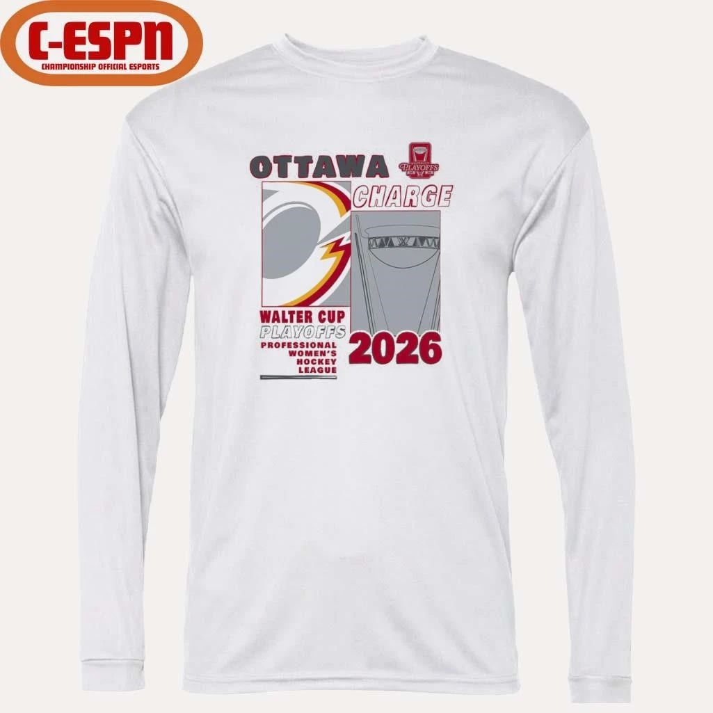 Ottawa Charge 2026 PWHL Walter Cup Playoffs Fragments Shirt