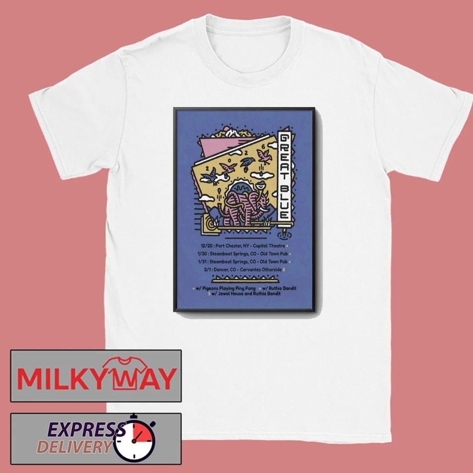 Great Blue Colorado Tour 2025-2026 Poster shirt