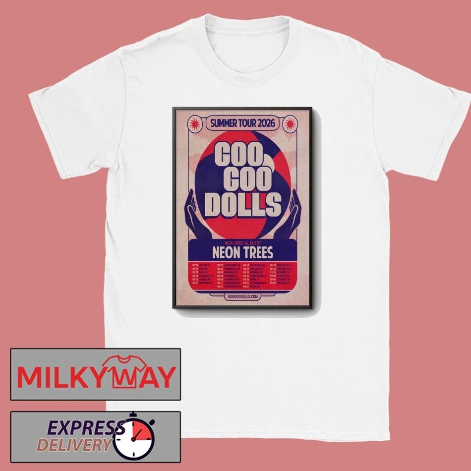 Goo Goo Dolls Poster 2026 Summer Tour shirt