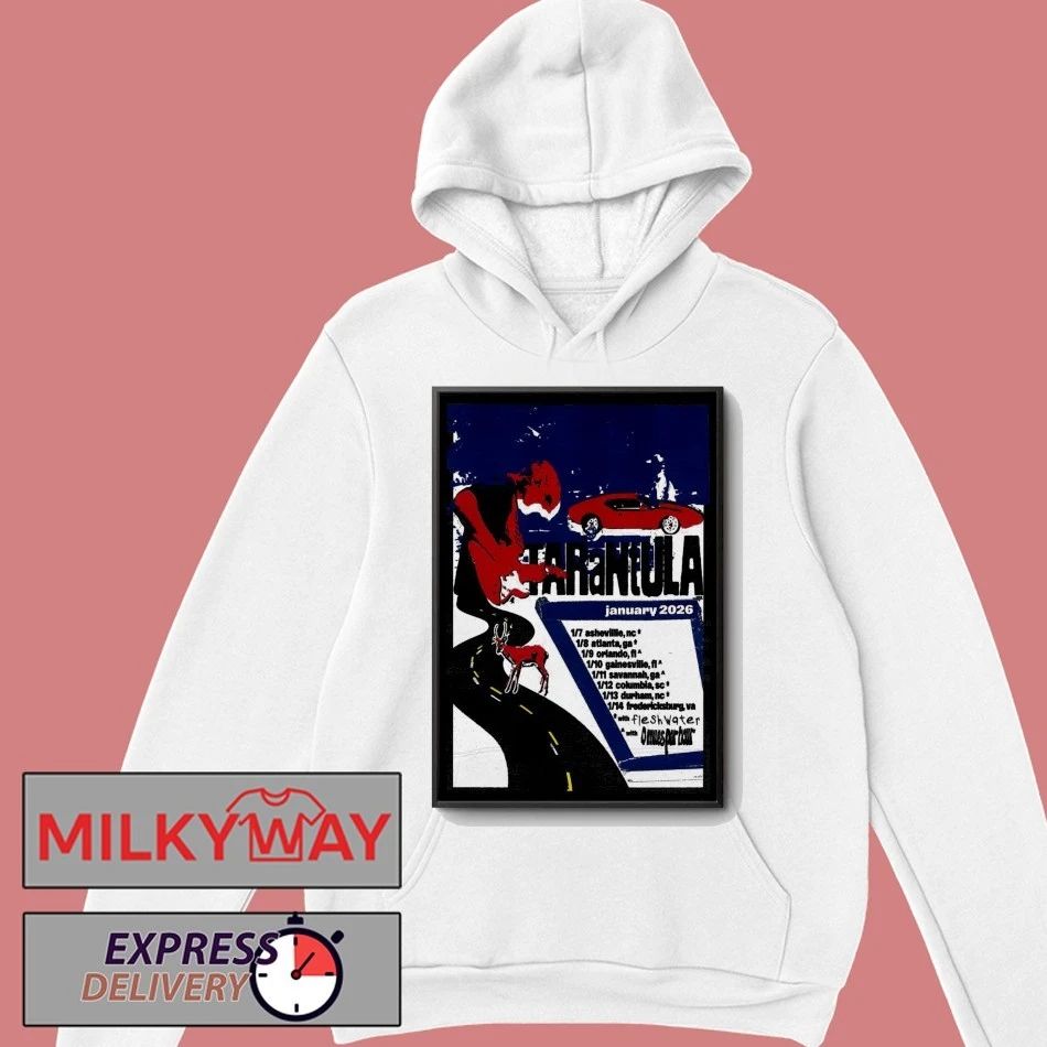 Poster Tarantula Tour Jan 2026 shirt