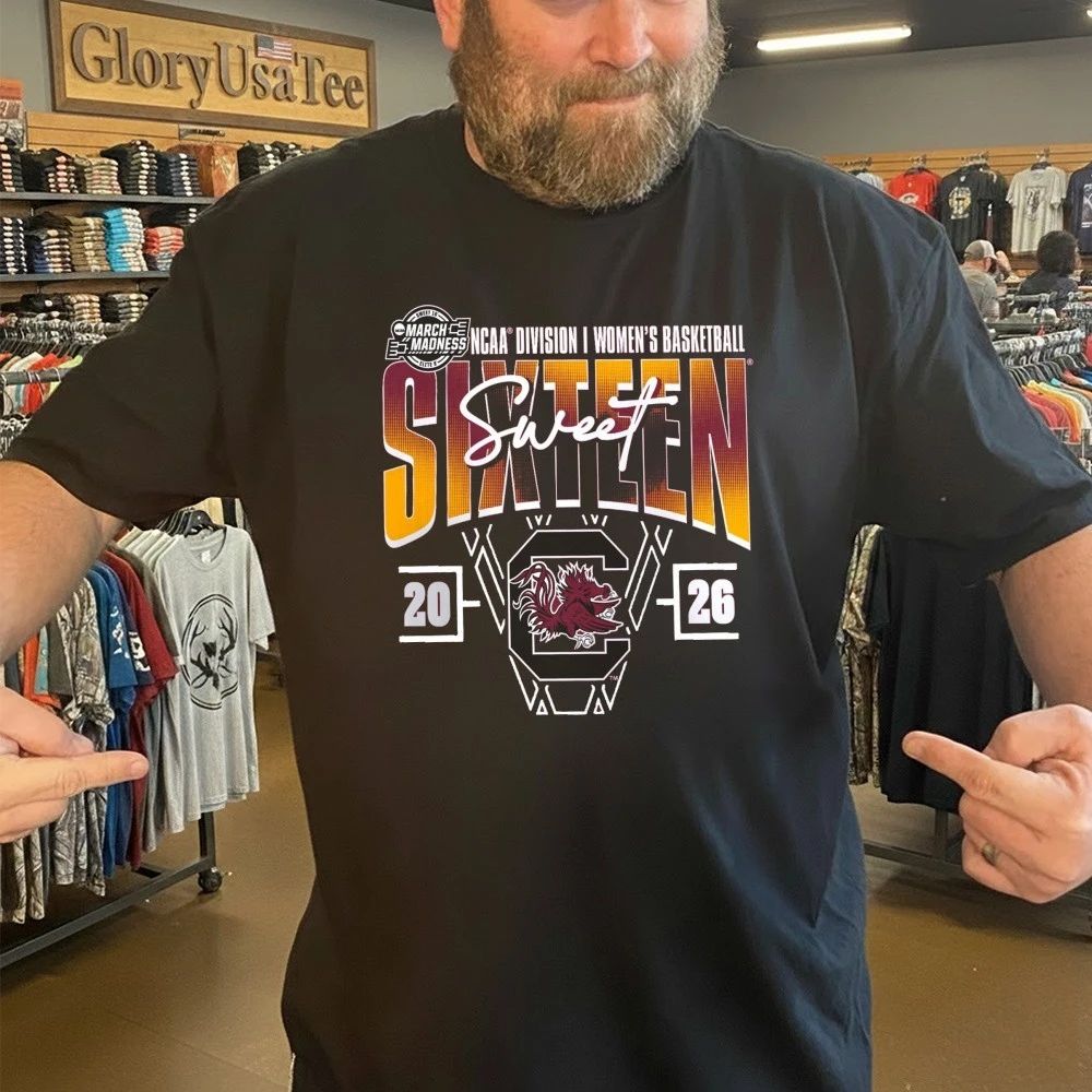 South Carolina Gamecocks 2026 NCAA Women’s Basketball Tournament March Madness Sweet 16 Shirt