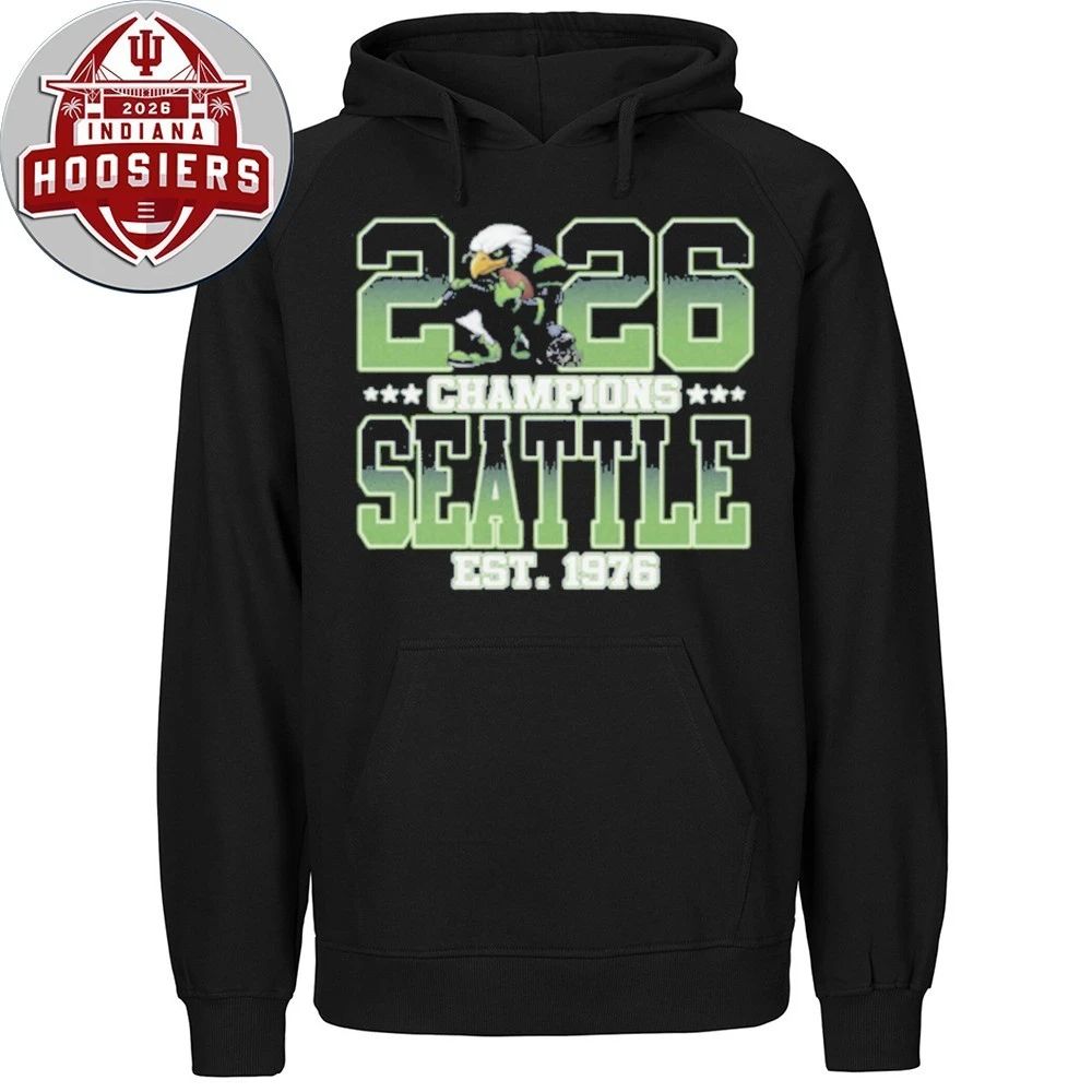 Retro Vintage Seattle Bowl Champions EST 1976 Mascot T-Shirt