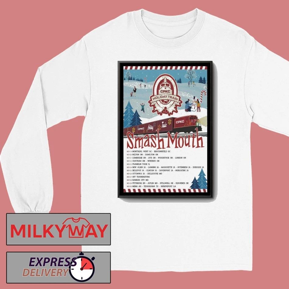 Smash Mouth CPKC Holiday Train Tour 2025 Poster shirt