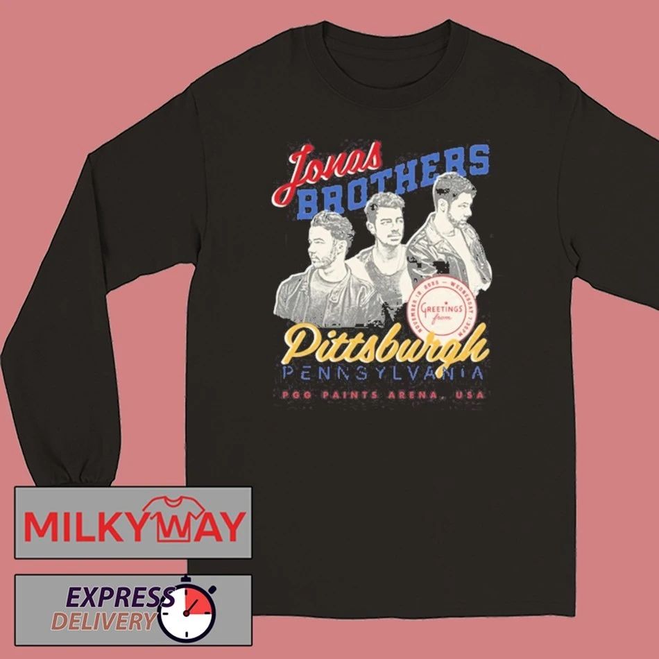 Jonas Brothers Nov 12 2025 PPG Paints Arena Pittsburgh, PA Event shirt