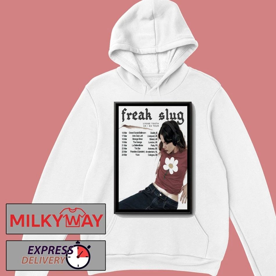 Freak Slug UK and Europe Tour 2026 Poster shirt