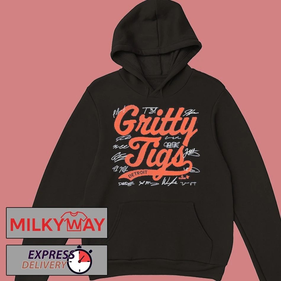 Detroit Baseball 2025 Gritty Tigs shirt