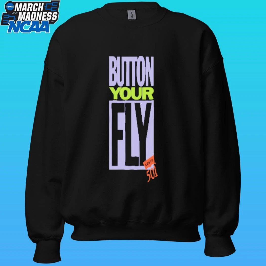 Pedro Pascal Button Your Fly Levi’s 501 Shirt