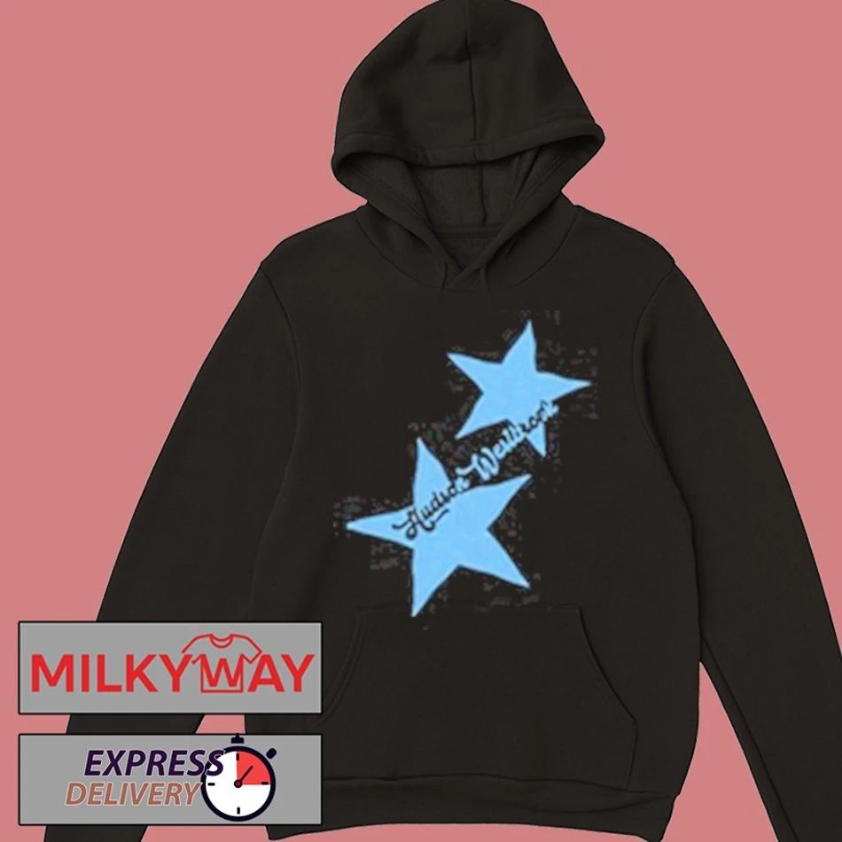 Hudson Westbrook Blue Star Black Comfort Colors shirt