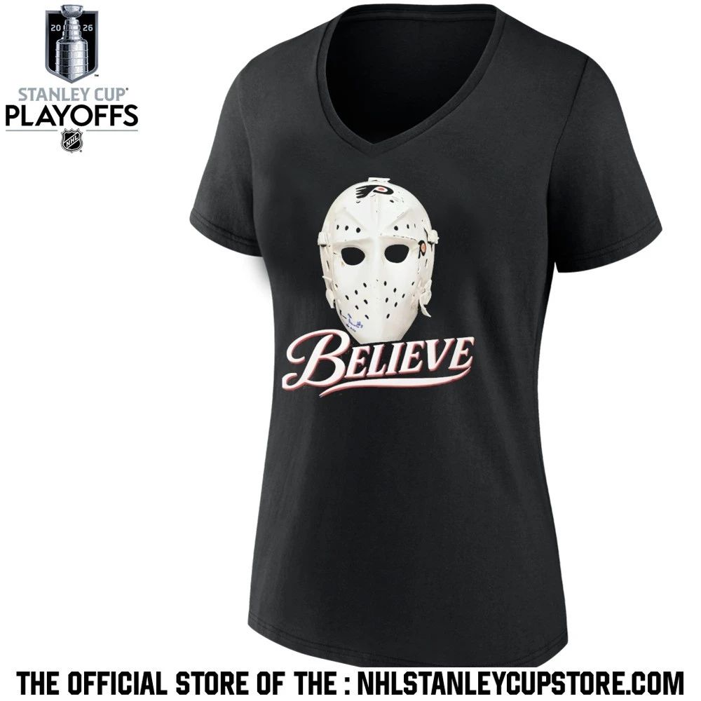 Philadelphia Flyers Bernie Parent Mask Believe Shirt