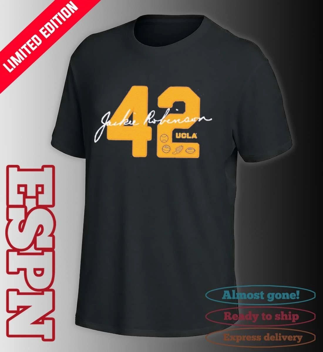 UCLA Jackie Robinson 42 Letterman Signature Shirt