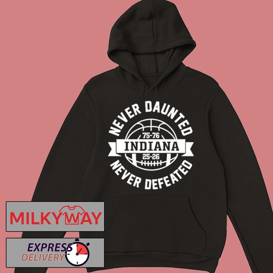 Indiana Never Daunted Never Defeated 50 Years in the Making Shirt