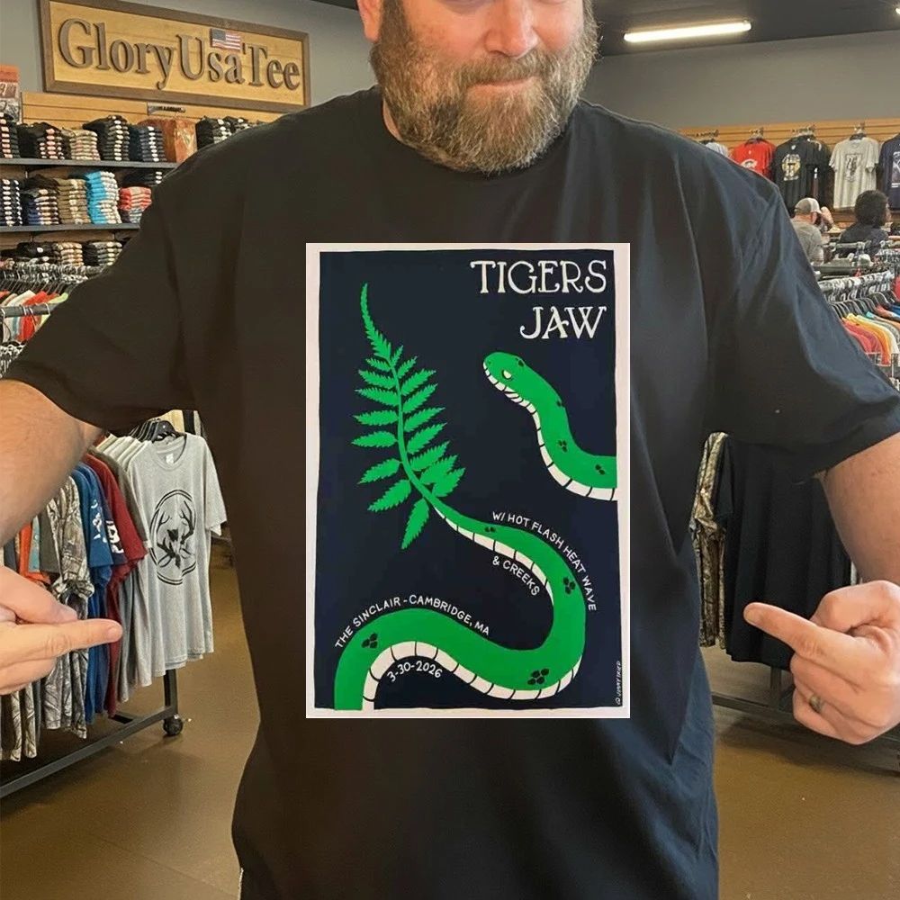 Tigers Jaw The Sinclair On Mar 30 2026 Concert Poster Shirt