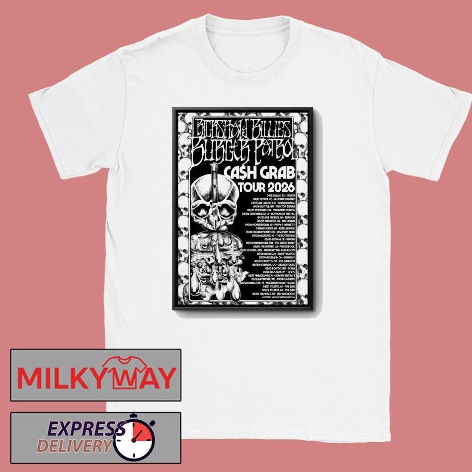 Rickshaw Billies Burger Patrol Cash Grab Tour 2026 Poster shirt