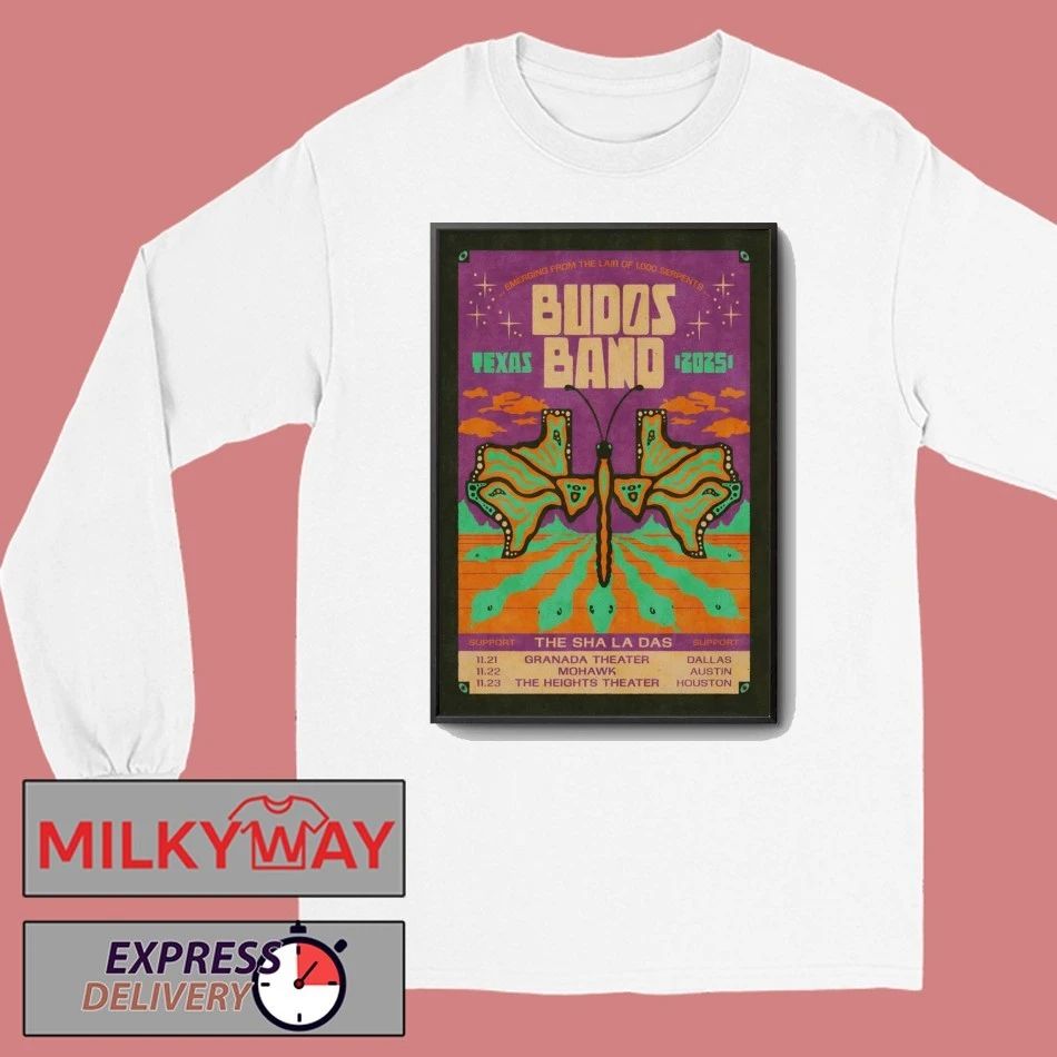 Poster Budos Band Texas Tour 2025 shirt