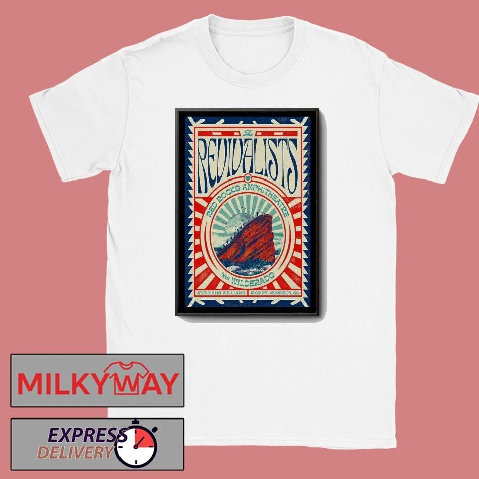 Poster 10.09.2025 Red Rocks Amphitheater The Revivalists shirt