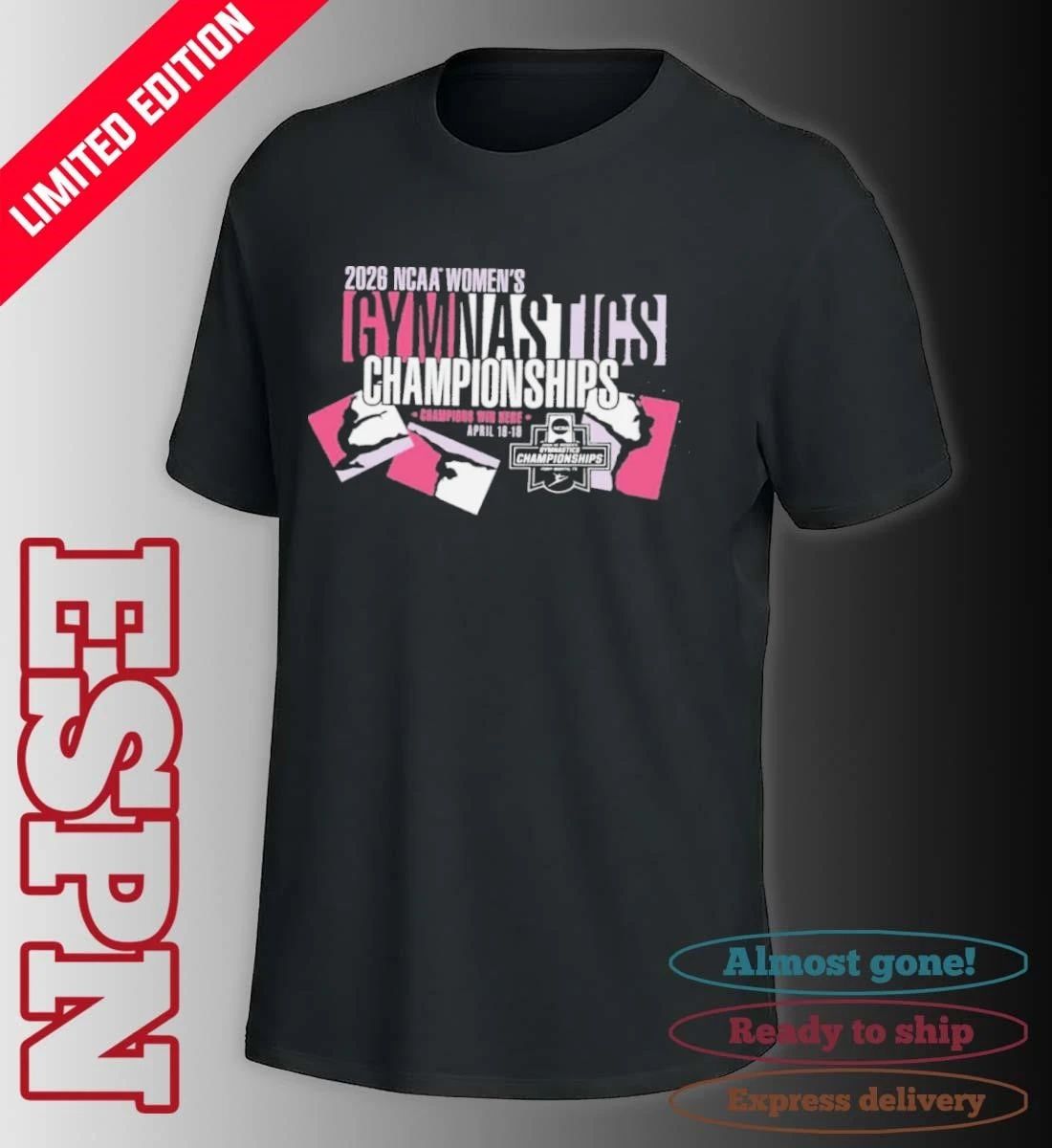 April 16-18 2026 NCAA Women’s Gymnastics Championships T-Shirt