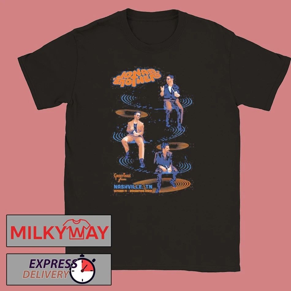 Jonas Brothers Oct 14 2025 Bridgestone Arena, Nashville, TN Tour Shirt